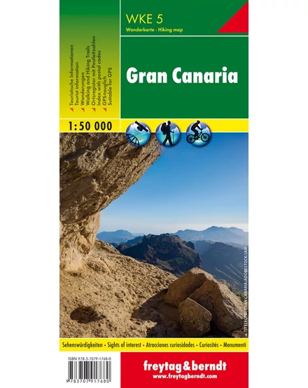 Cartographia - WKE 5 Gran Canaria harta turistică - 9783707917680