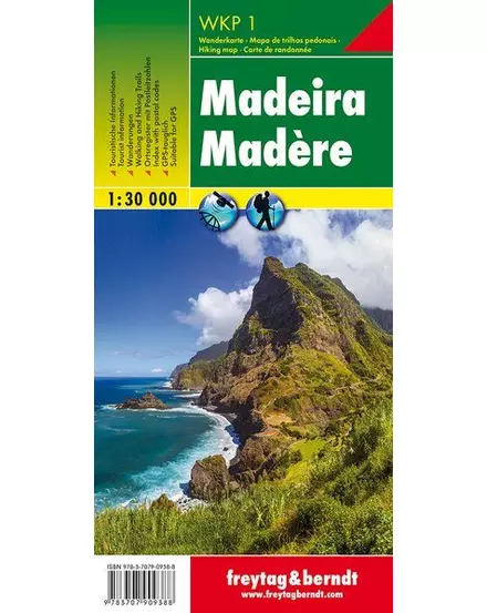 Cartographia - WKP 1 Madeira harta turistică - 9783707909388