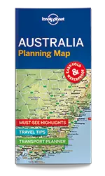 Australia harta  - Lonely Planet