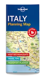 Italia harta  - Lonely Planet