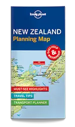 Noua Zeelanda harta  - Lonely Planet