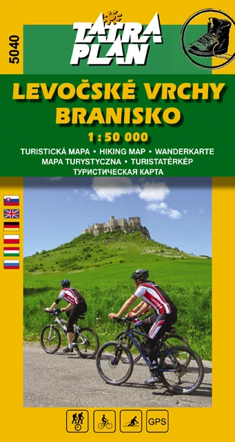 TP5040 Munții Lőcsei (Levočské vrchy) harta turistică