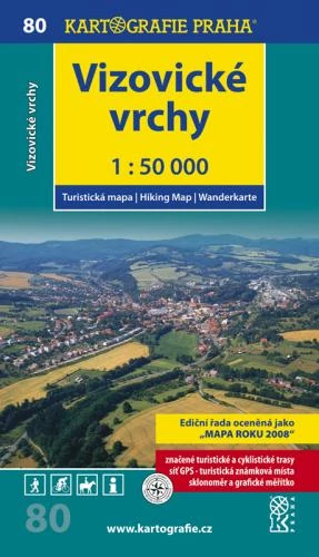 TM 80 Harta turistică Munții Vizovici
