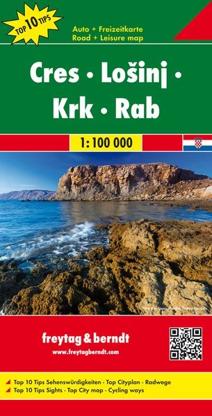 Cres - Losinj - Krk - Rab harta (Freytag)