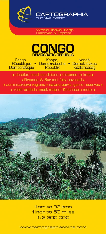 Republica Democratică Congo harta