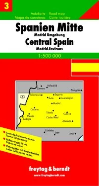 Spania Centrală harta (3) (Freytag)