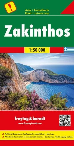 Zakynthos harta 1:50 000 (Freytag)