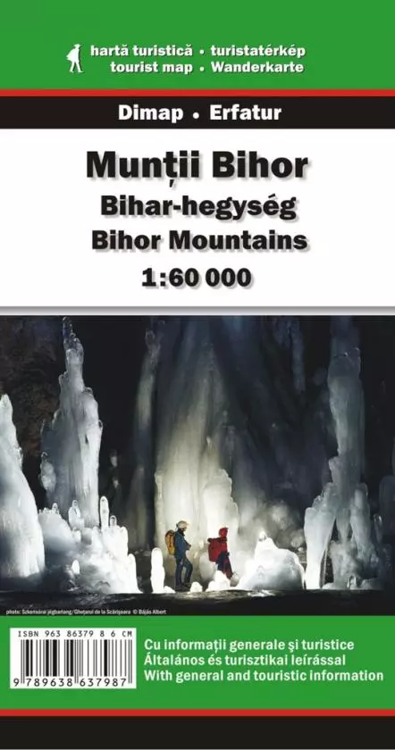 Munţii Bihor harta turistică