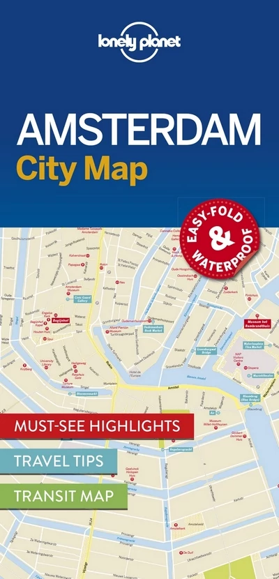 Amsterdam harta - Lonely Planet
