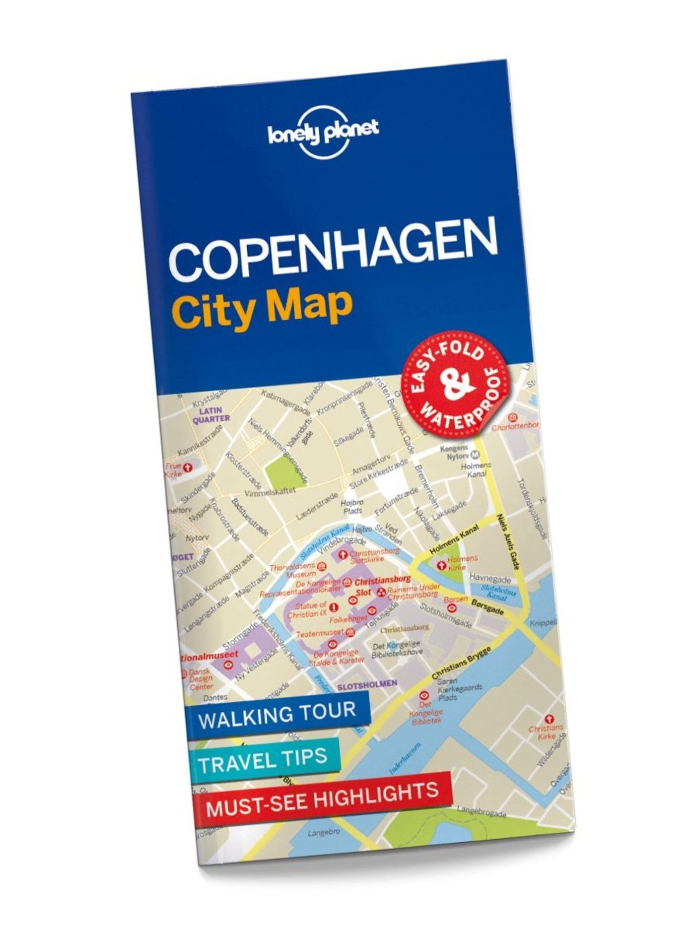 Copenhaga harta orașului  - Lonely Planet