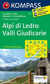K 071 Alpi di Ledro harta turistică