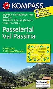 K 044 Passeiertal / Val Passiria  harta turistică