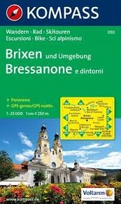 K 050 Brixen / Bressanone harta turistică