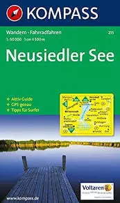 K 215 Lacul Fertő (Neusiedler See) harta turistică