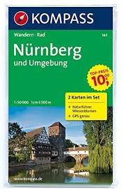 K 163 Nürnberg și împrejurimi harta turistică