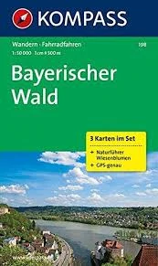 K 198 Pădurea Bavareză (Bayerischer Wald) harta turistică