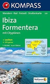 K 239 Ibiza, Formentera harta turistică