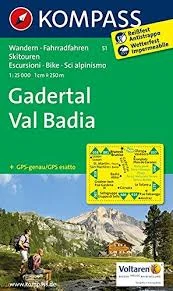 K 51 Gadertal / Val Badia harta turistică