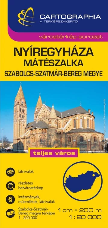 Nyíregyháza, Mátészalka harta orașului (harta județului  Szabolcs-Szatmár-Bereg)