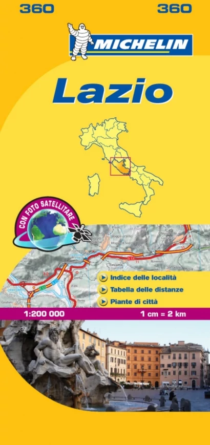 Italia harta regiunii: Lazio (360)