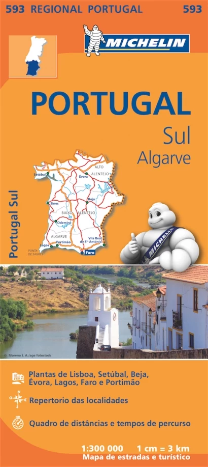 Portugalia Sud/Algarve harta (593)