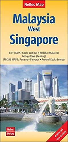 Malajzia Vest - Singapore harta