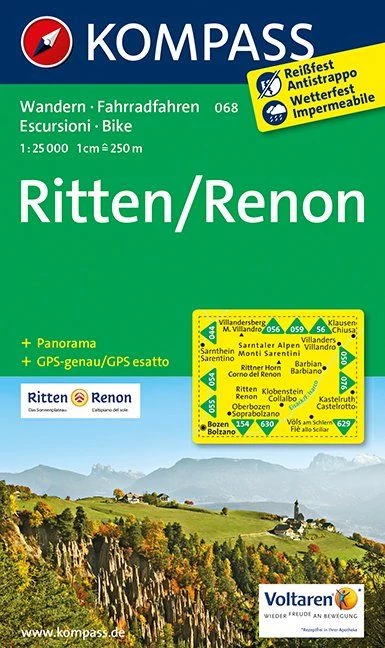 K 068 Ritten/Renon harta turistică