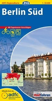 ADFC harta de  ciclism - Berlinul de Sud
