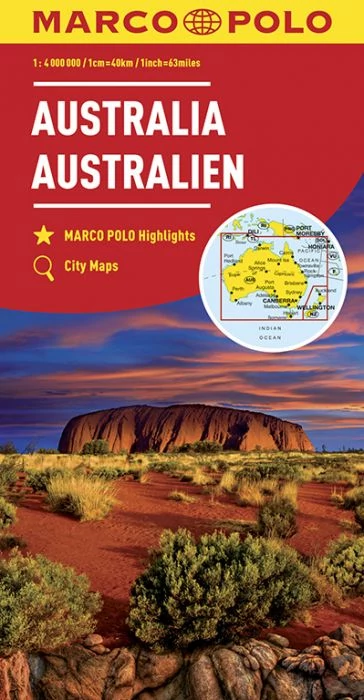 Australia harta - Marco Polo