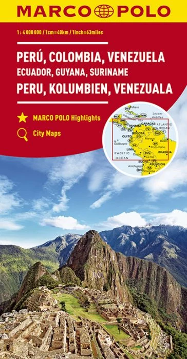 Peru, Columbia, Venezuela, Ecuador, Guyana, Suriname hatra