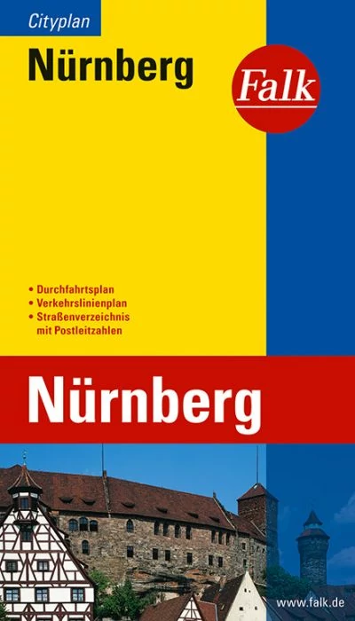 Nürnberg harta orașului (Cityplan)