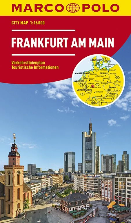 Frankfurt harta orașului