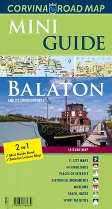 Balaton mini Guide cu harta (engleză)
