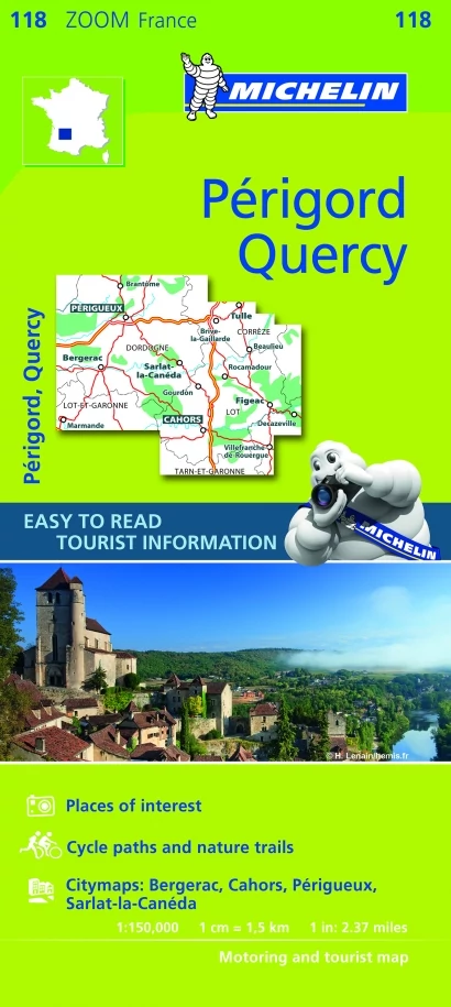 Quercy Perigord harta (118) Zoom