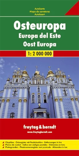 Europa de Est harta (Freytag)