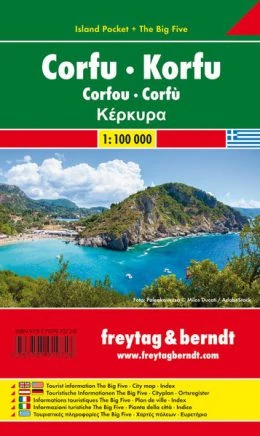 Corfu - Island Pocket harta (Freytag)