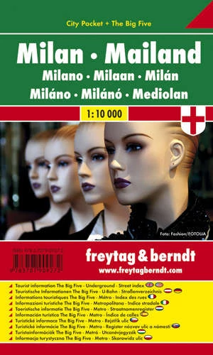 Milano City Pocket harta orașului (Freytag)
