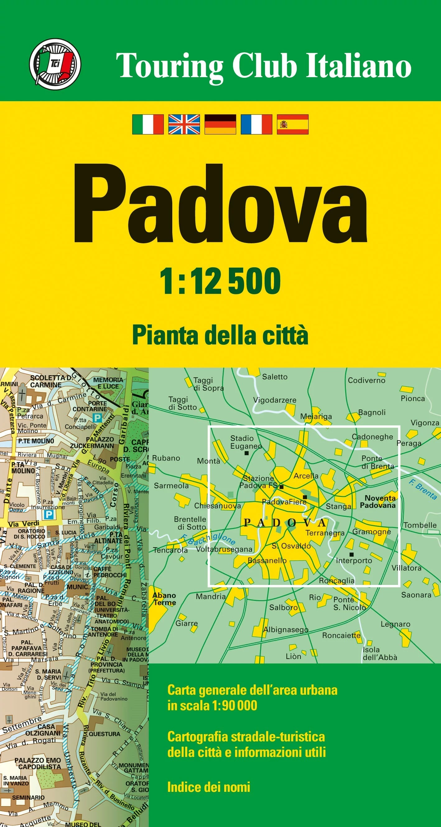 Padova harta orașului
