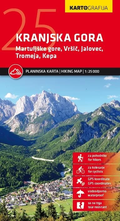 Kranjska - Gora harta turistică