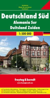 Germania Sud harta (Freytag)