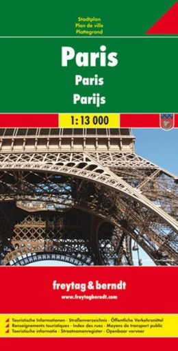 Paris harta orașului (Freytag)