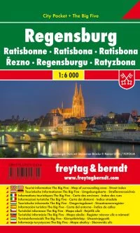 Regensburg City Pocket harta orașului (Freytag)