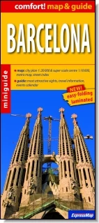 Barcelona (map&guide) harta laminată