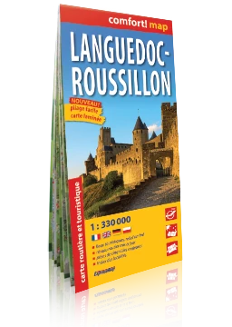 Languedoc - Roussillon harta Comfort (laminat)