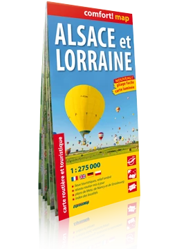 Alsacia și Lorena harta Comfort (laminat)