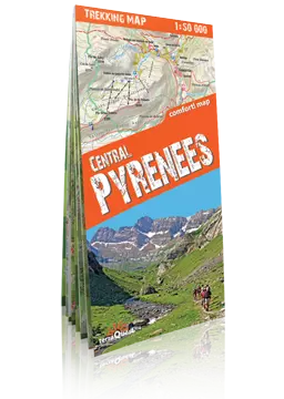 Pirinei centrală trekking harta