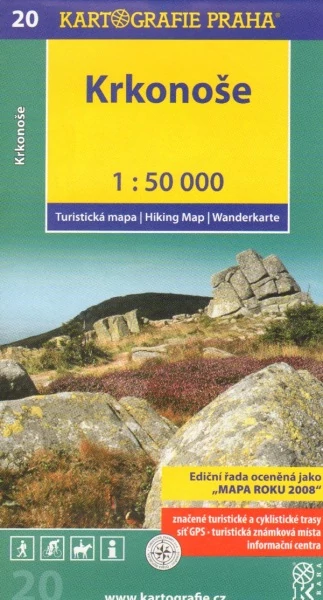 TM 17 Harta turistică Munții Giganți/Krkonose