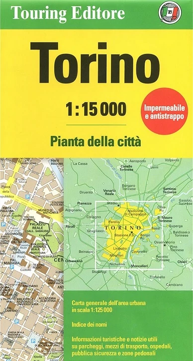 Torino harta orașului