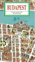 Budapesta harta panoramică (engleză)