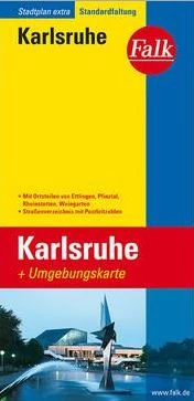 Karlsruhe harta orașului